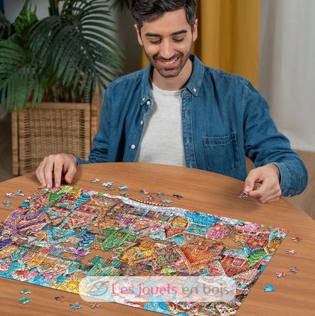 Puzzle Noël au village des cookies 1000 pcs RAV12001267 Ravensburger 4