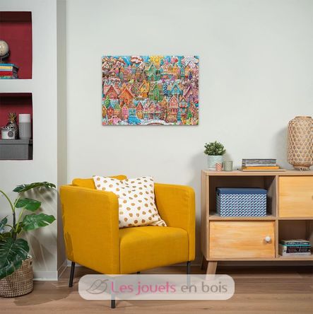 Puzzle Noël au village des cookies 1000 pcs RAV12001267 Ravensburger 5