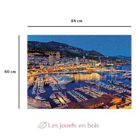 Puzzle Une nuit au port de Monaco 1500 pcs NA12002012 Nathan 2