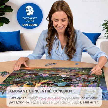 Puzzle Pokémon Voltali et centrale électrique 1000 pcs RAV12002034 Ravensburger 5