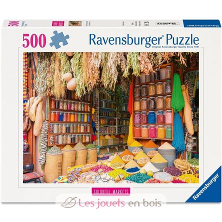 Puzzle Marché aux épices au Maroc 500 pcs RAV12001816 Ravensburger 1