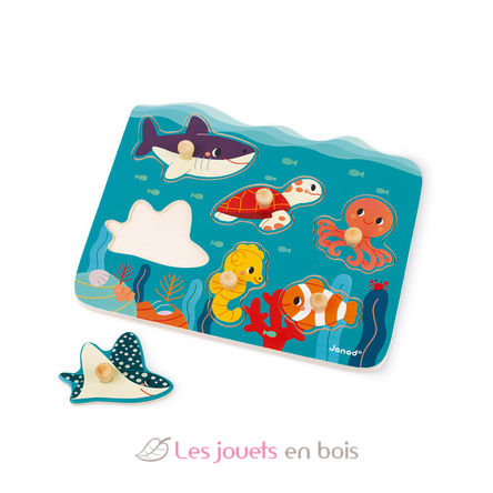 Puzzle en bois Océan J08619 Janod 2