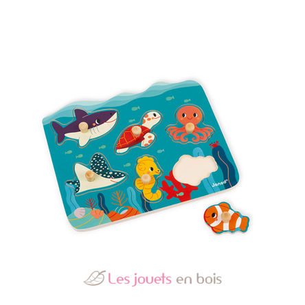 Puzzle en bois Océan J08619 Janod 3