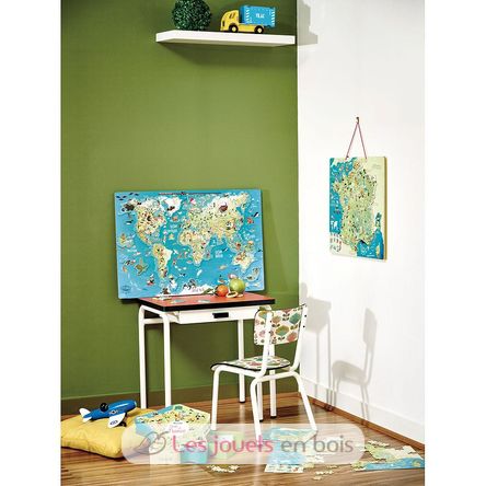 Puzzle Carte des merveilles de France V2726 Vilac 3