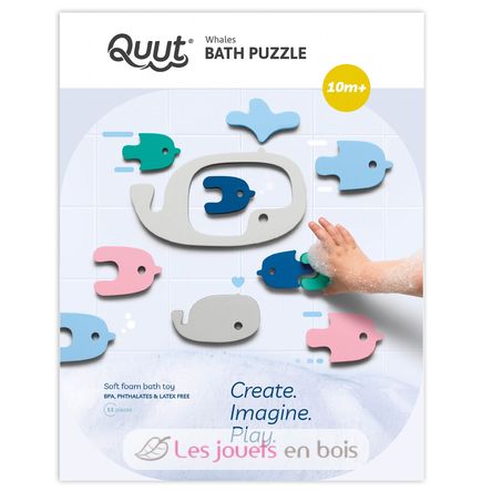 Puzzle de bain - Baleines QU-171027 Quut 1