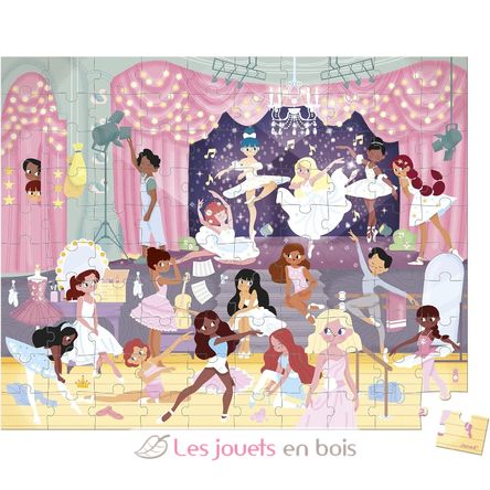 Puzzle Les danseuses 100 pcs J02393 Janod 2