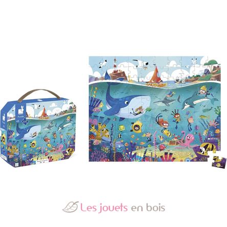 Puzzle Fonds marins 100 pcs J02394 Janod 3