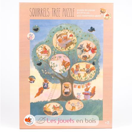 Puzzle L'arbre aux écureuils EG570195 Egmont Toys 1