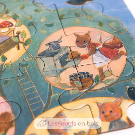 Puzzle L'arbre aux écureuils EG570195 Egmont Toys 3