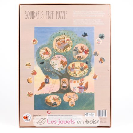 Puzzle L'arbre aux écureuils EG570195 Egmont Toys 4