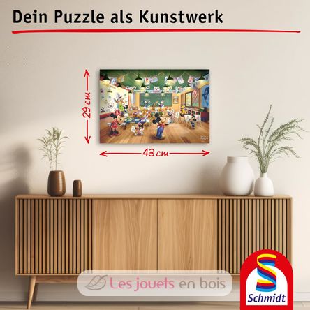 Puzzle L'école de Mickey et Minnie 200 pcs S-56599 Schmidt Spiele 2