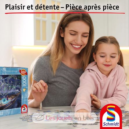 Puzzle La Reine des Neiges amour et magie 1000 pcs S-58052 Schmidt Spiele 6
