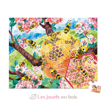 Puzzle la Vie des Abeilles 100 pcs J08627 Janod 1