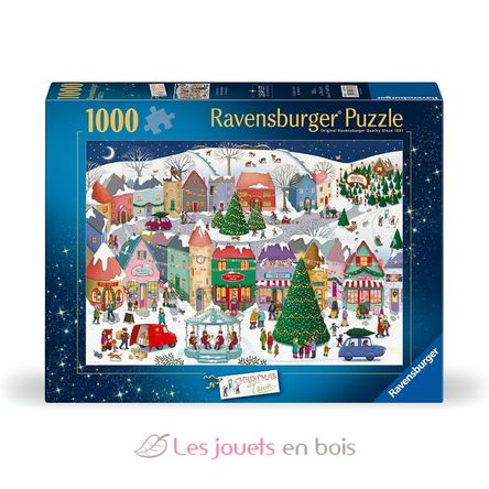 Puzzle La ville de Noël 1000 pcs RAV12001758 Ravensburger 1
