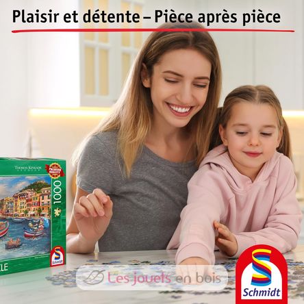 Puzzle Mickey et Minnie en Italie 1000 pcs S-58053 Schmidt Spiele 5