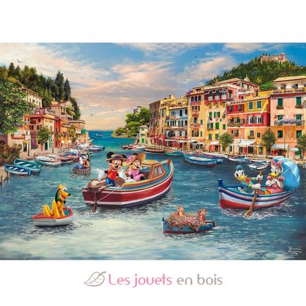 Puzzle Mickey et Minnie en Italie 1000 pcs S-58053 Schmidt Spiele 2