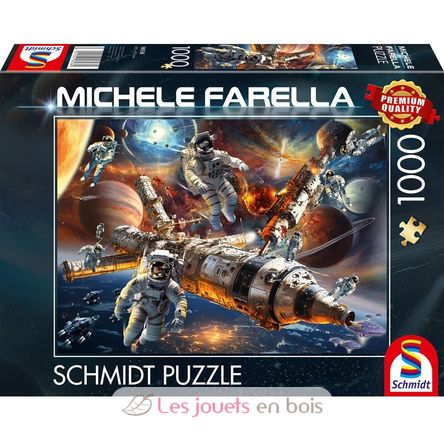 Puzzle Magie des galaxies 1000 pcs S-58538 Schmidt Spiele 1