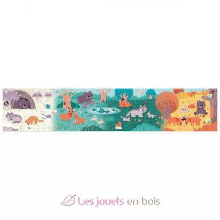 Puzzle panoramique 4 Saisons 36 pcs J08645 Janod 3