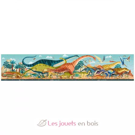 Puzzle panoramique Dino 100 pcs J05831 Janod 2