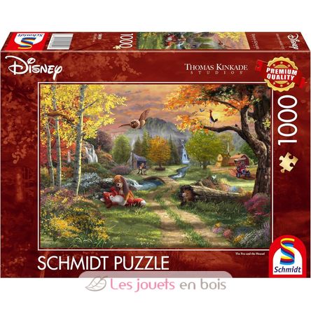 Puzzle Rox et Rouky 1000 pcs S-58050 Schmidt Spiele 1