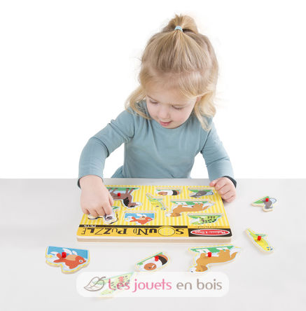 Puzzle sonore animaux domestiques MD10730 Melissa & Doug 3