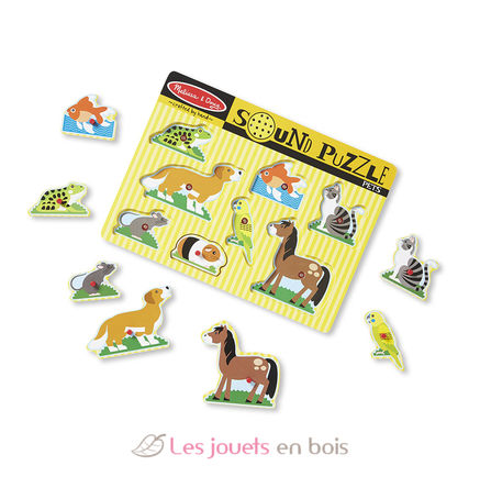 Puzzle sonore animaux domestiques MD10730 Melissa & Doug 2