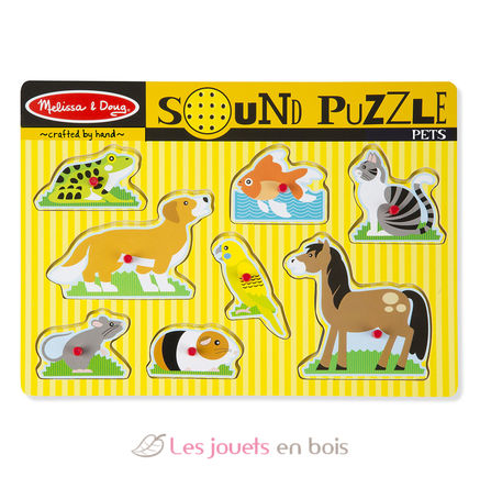 Puzzle sonore animaux domestiques MD10730 Melissa & Doug 1