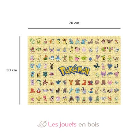 Puzzle Pokédex de la région de Johto 1000 pcs NA12002046 Nathan 3