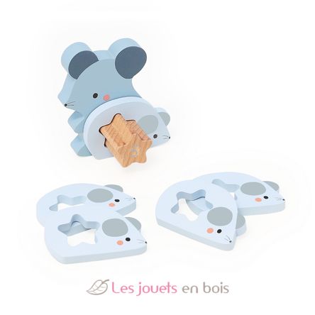 Puzzles d'éveil Maman bébé animaux V7125 Vilac 4