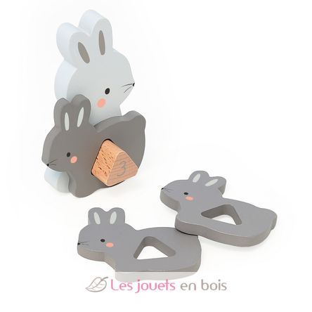Puzzles d'éveil Maman bébé animaux V7125 Vilac 8