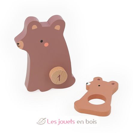 Puzzles d'éveil Maman bébé animaux V7125 Vilac 11