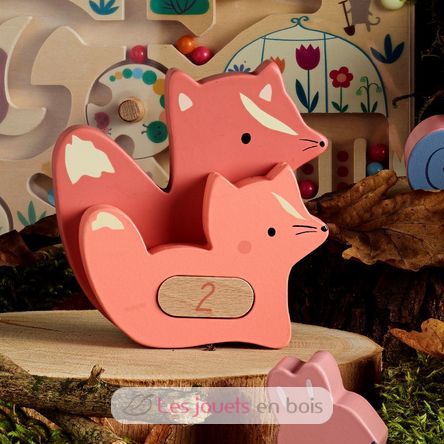 Puzzles d'éveil Maman bébé animaux V7125 Vilac 5
