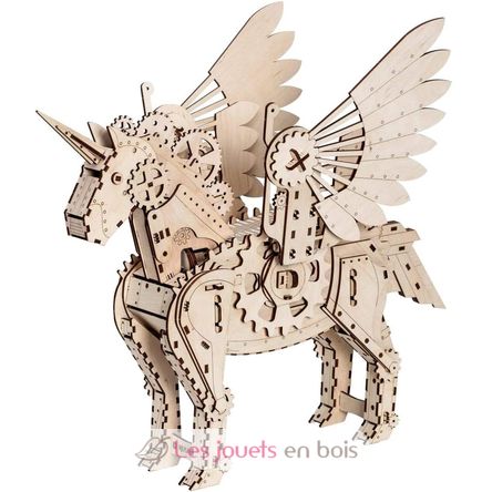 Puzzle 3D licorne Mécanique GI-PWLI Mr Playwood 3