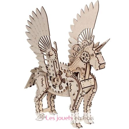 Puzzle 3D licorne Mécanique GI-PWLI Mr Playwood 4