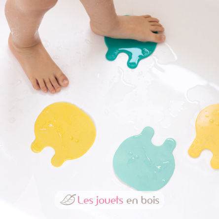 Antidérapants de bain Méduses jaune menthe QU-173656 Quut 4