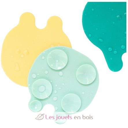 Antidérapants de bain Méduses jaune menthe QU-173656 Quut 1