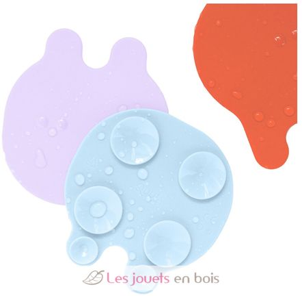 Antidérapants de bain Méduses bleu corail QU-173670 Quut 1