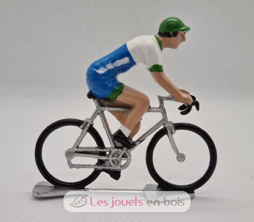 Figurine cycliste R Maillot Equipe Wanty Gobert FR-R17 Fonderie Roger 1