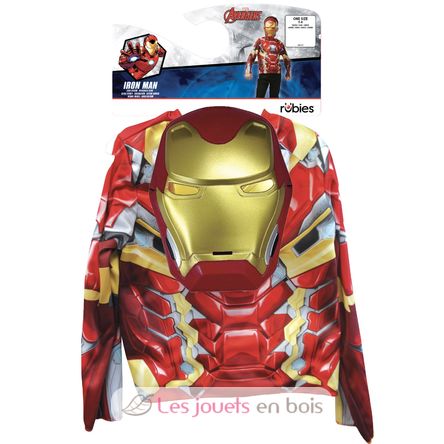 Top Iron Man avec masque 5-8 ans R300113 Rubies 2