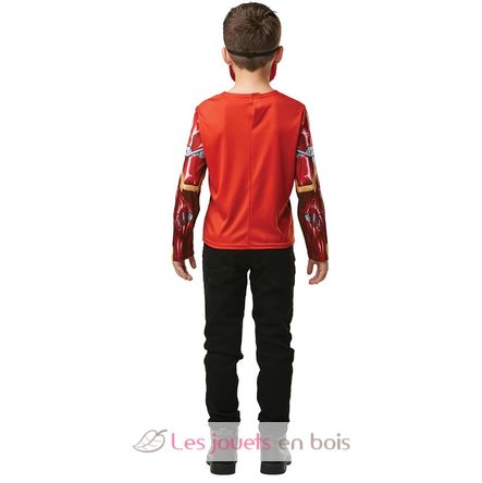 Top Iron Man avec masque 5-8 ans R300113 Rubies 5