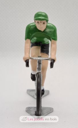 Figurine cycliste R Maillot vert meilleur sprinter FR-R6 Fonderie Roger 4