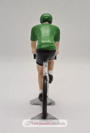 Figurine cycliste R Maillot vert meilleur sprinter FR-R6 Fonderie Roger 2