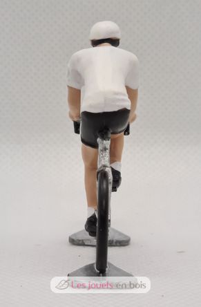 Figurine cycliste R Maillot Blanc meilleur jeune FR-R7 Fonderie Roger 2