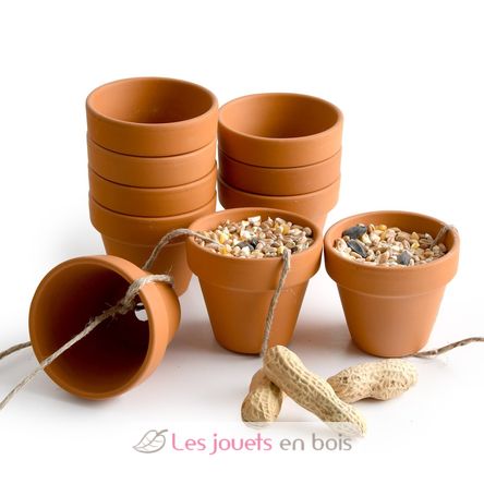 Coffret DIY - 10 mangeoires à oiseaux RC-143194 Radis et Capucine 4