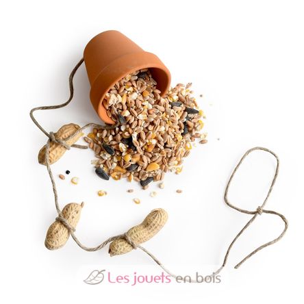 Coffret DIY - 10 mangeoires à oiseaux RC-143194 Radis et Capucine 3