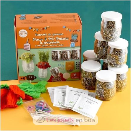 Coffret DIY - Mr Patate à faire pousser RC-143193 Radis et Capucine 5