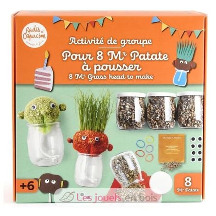 Coffret DIY - Mr Patate à faire pousser RC-143193 Radis et Capucine 1