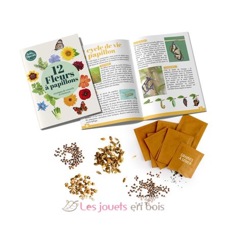 12 sachets de graines Fleurs à Papillons RC-140948 Radis et Capucine 2