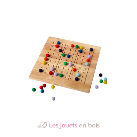 Jeu de bois Sudoku Jeu de société éducatif éducatif Jouet d'échecs