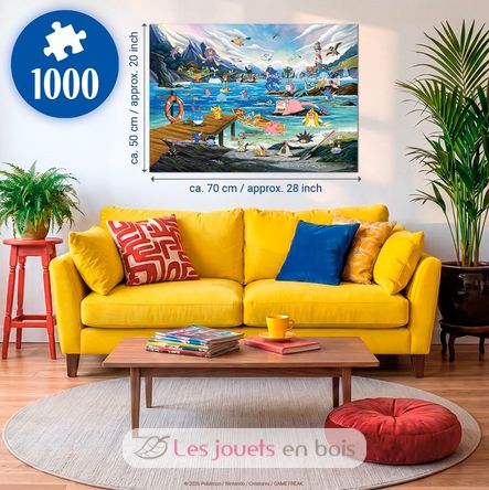 Puzzle Pokémon Aquali et Marine tempérée 1000 pcs RAV12002035 Ravensburger 4